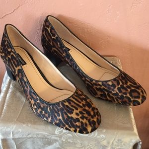 Cheetah Print Pumps NWOT